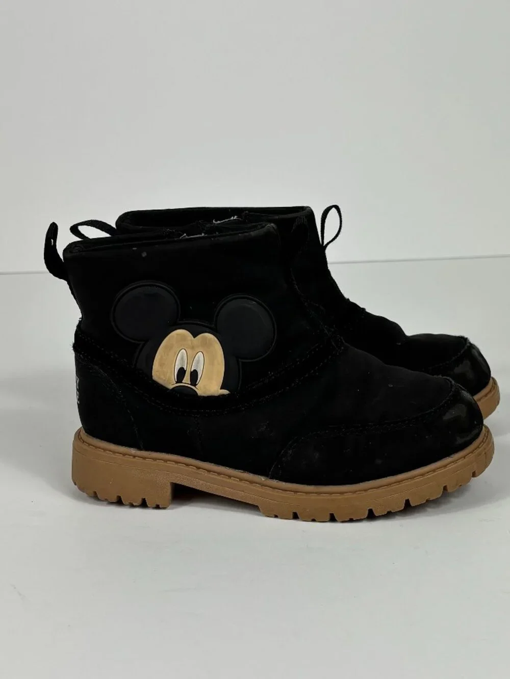 BabyGap x Disney Mickey Mouse Toddler Black Boots - Size 8